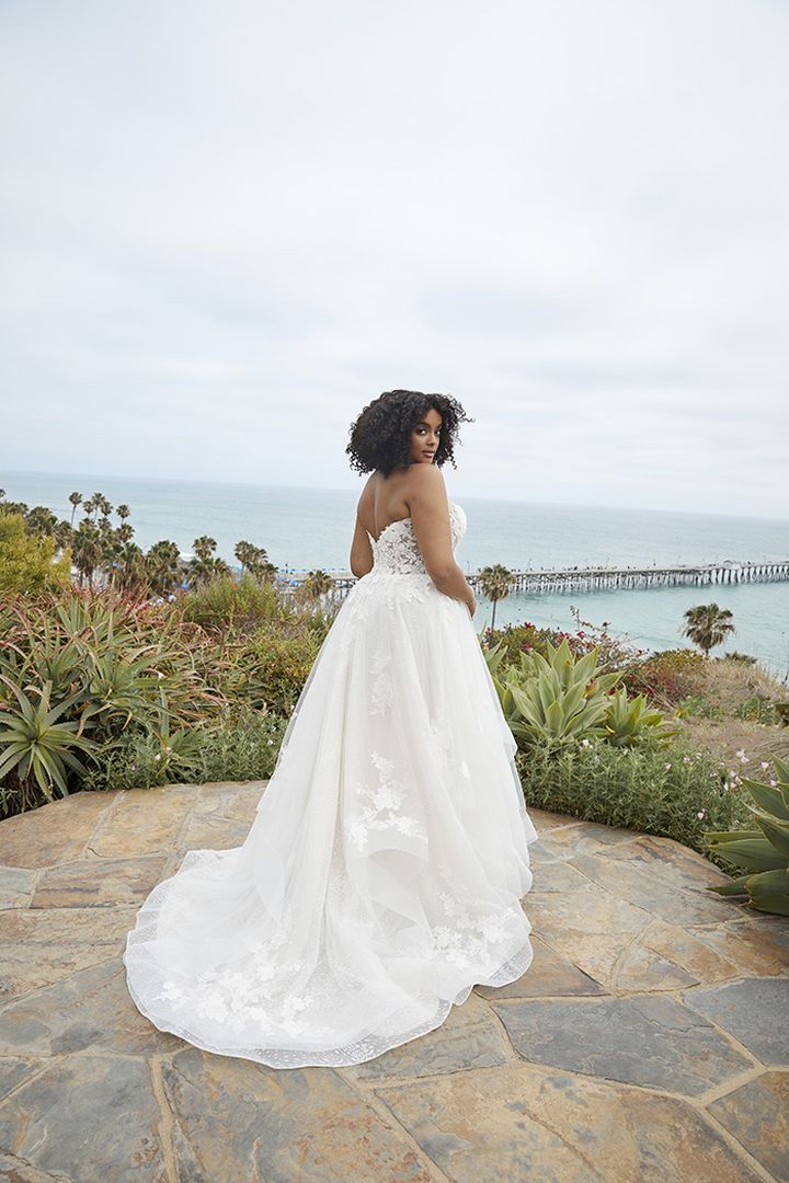 Beloved Bridal B372 Wedding Dress by Casablanca Bridal Lace Off the Shoulder Ballgown