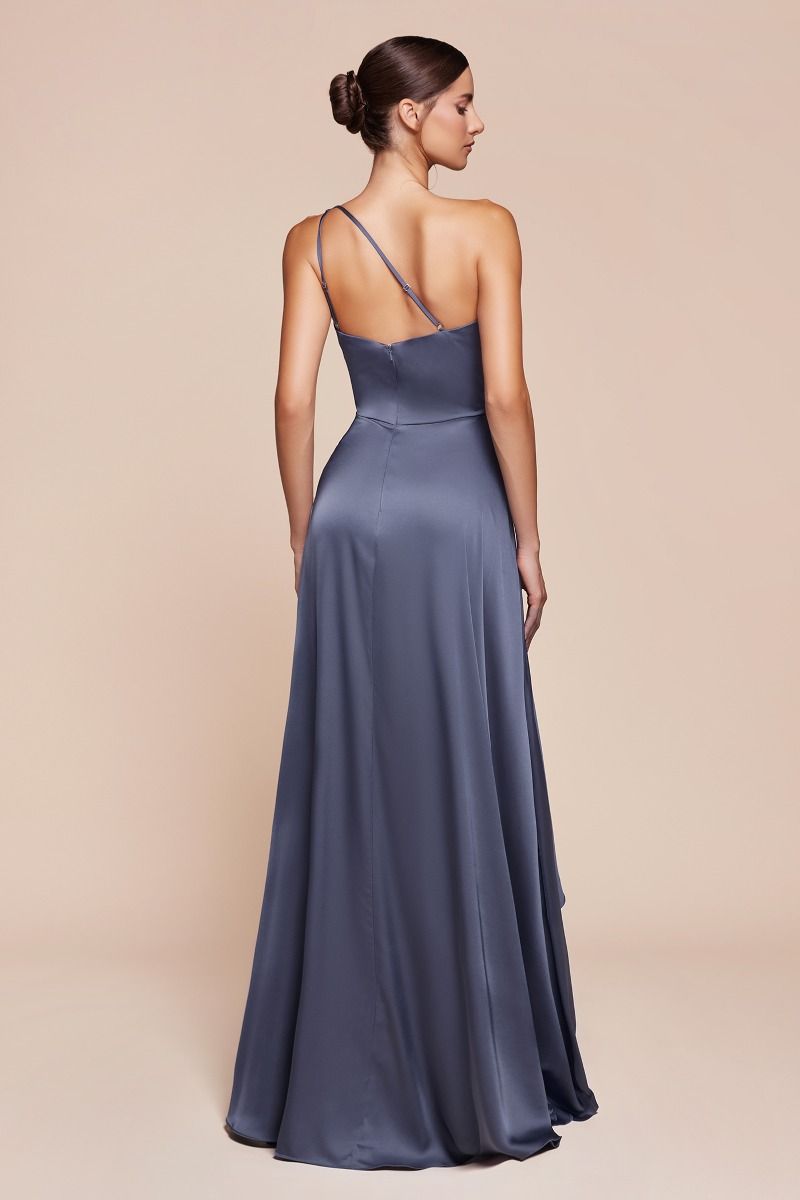 Ladivine 7450 bridesmaids dress Soft Satin one shoulder A line