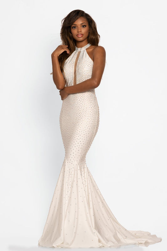 Johnathan Kayne 2037 Prom Dress - 00 / Soft White - 18