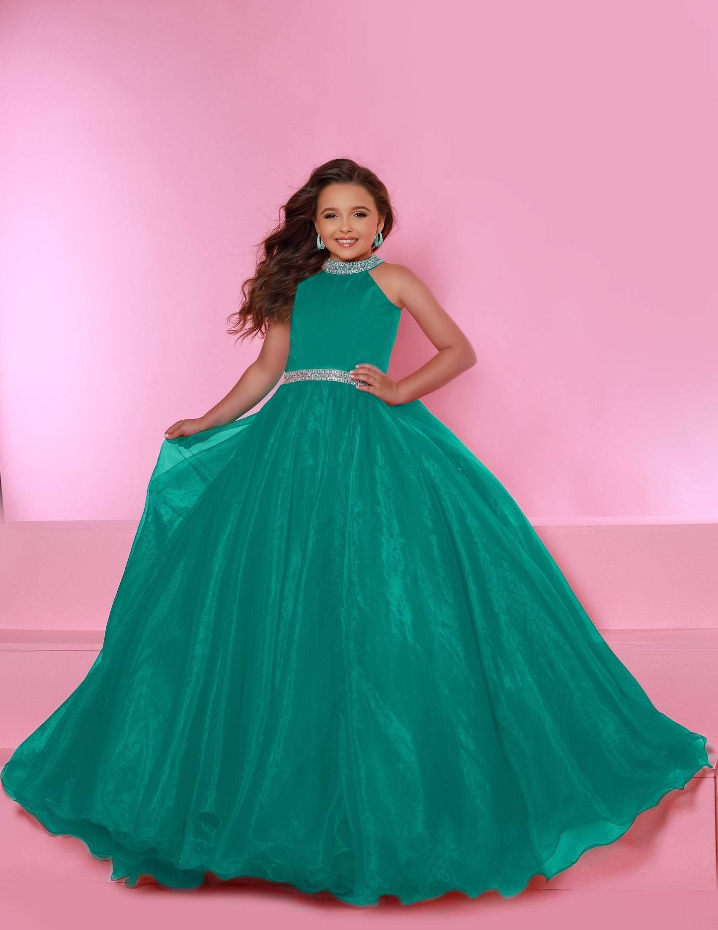 Sugar Kayne C114 Girls Pageant Dress Ball Gown