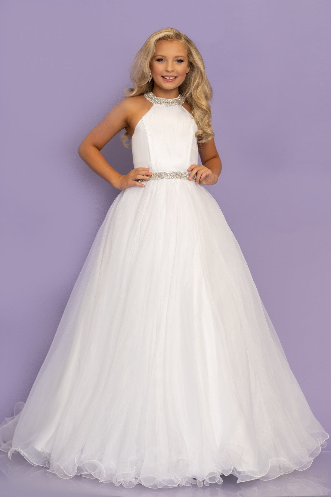 Sugar Kayne C114 Girls Pageant Dress Ball Gown