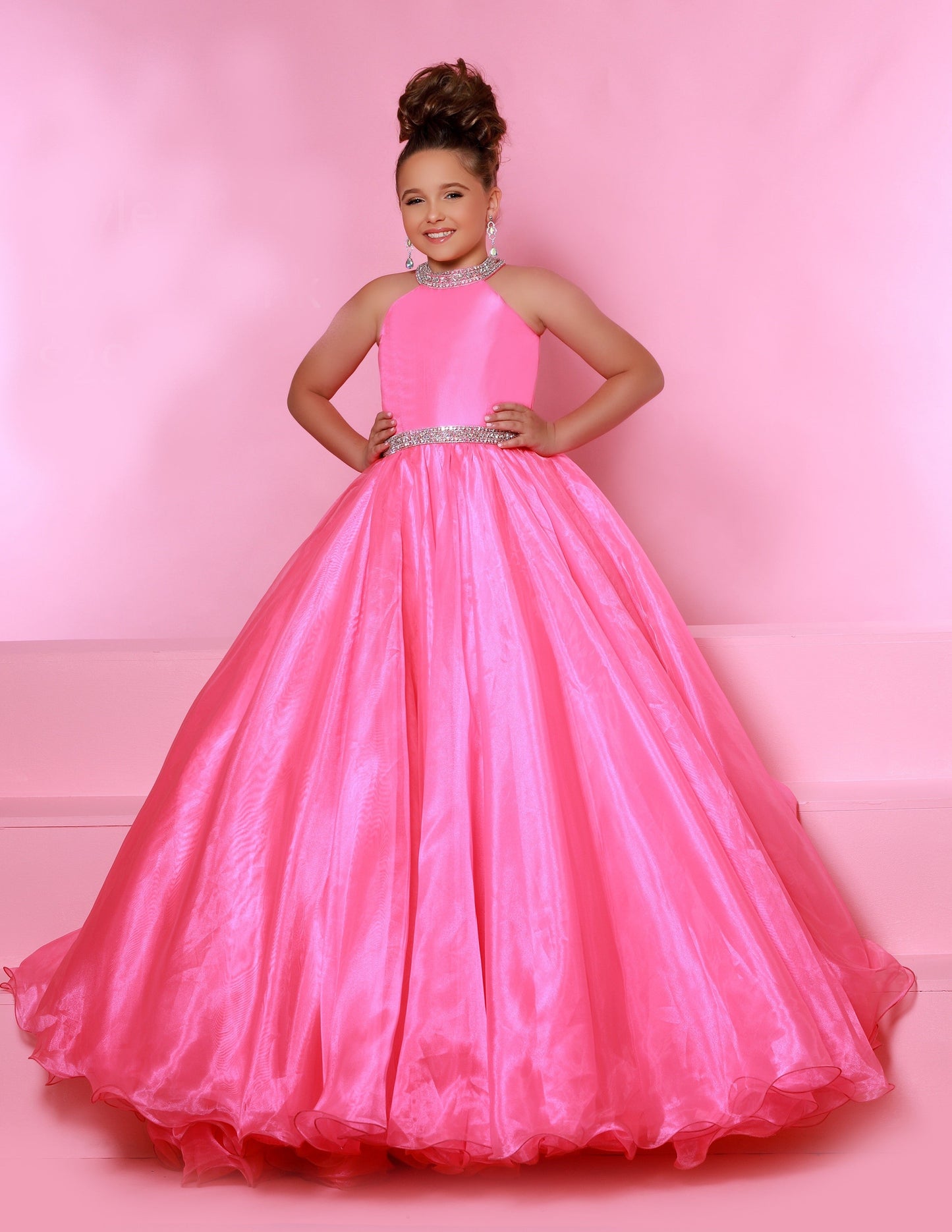 Sugar Kayne C114 Girls Pageant Dress Ball Gown