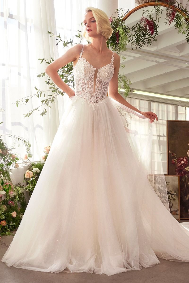 Andrea and Leo WL029 LACE & TULLE BRIDAL BALL GOWN WEDDING DRESS