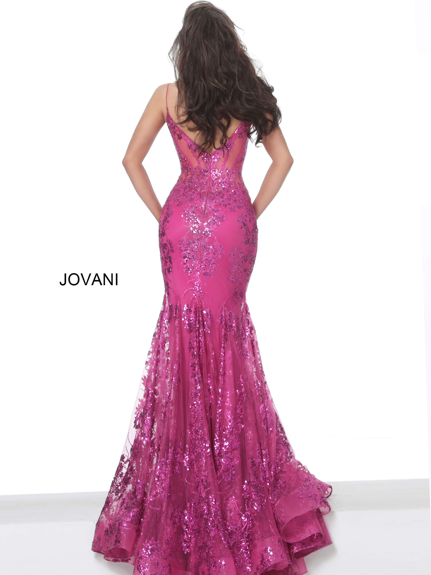 Jovani 3675 Long Prom Dress Sheer Corset Shimmer Mermaid Pageant Gown Embellished form fitting prom dress, floor length with slightly flare bottom, sheer bodice with boning, sleeveless, plunging neckline, spaghetti straps over shoulders, V back. Prom Dresses, Pink Prom Dresses, Corset Dresses, Illusion Dresses, Mermaid Prom Dresses, Sequin Prom Dresses, Sexy Prom Dresses, V Neck Prom Dresses, Long Prom Dresses, Blush Dresses Glass Slipper Formals