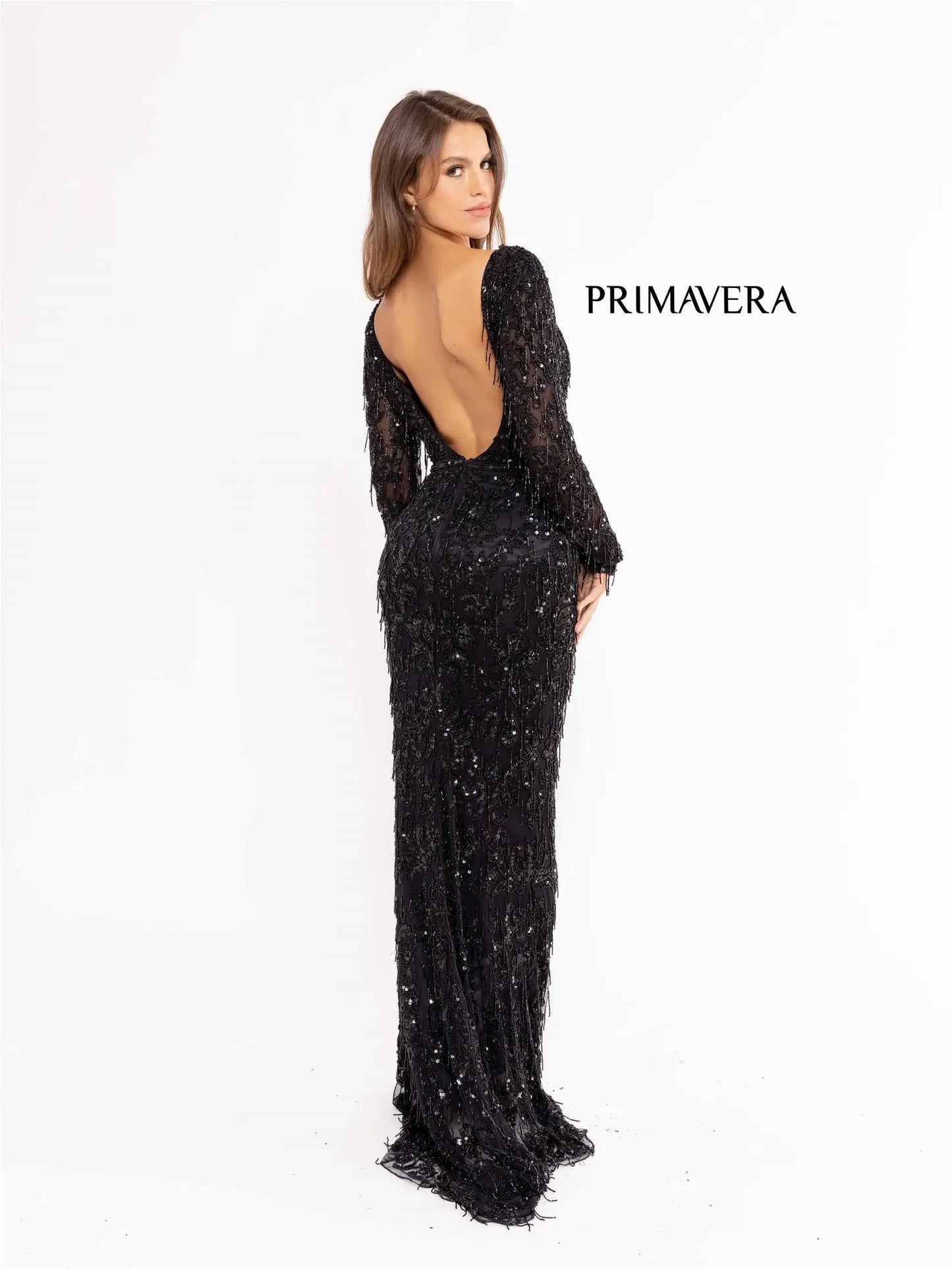 Primavera Couture 3954 Prom Dress Long Beaded Gown