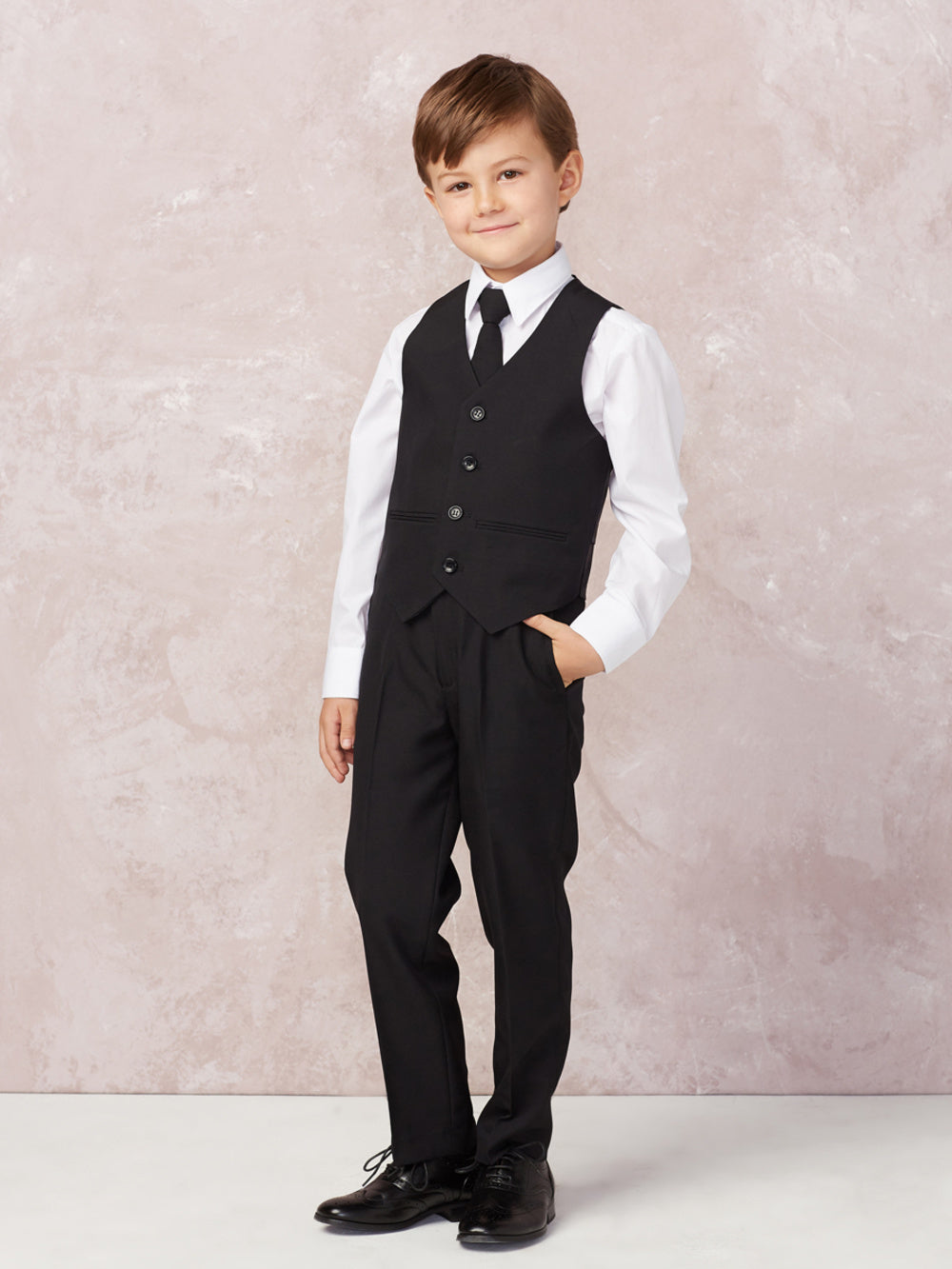 Boy's 5 Piece SLIM FIT Tuxedo Set - Choose Your Color & Size 4016