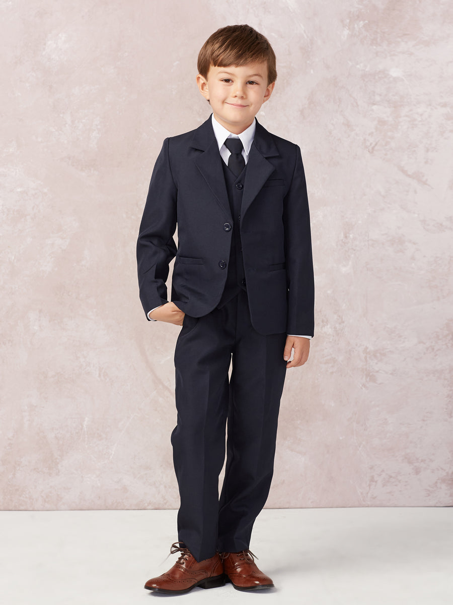 Boy's 5 Piece SLIM FIT Tuxedo Set - Choose Your Color & Size 4020