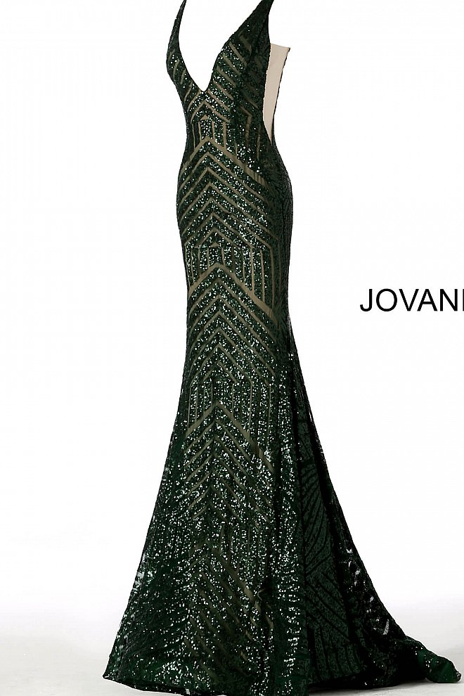 Jovani 59762 Sequin Mermaid Prom Dress Long Fitted Mermaid Pageant Gown