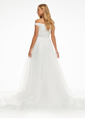 Ashley-Lauren1739-Ivory-Overskirt-Back-Layered-Organza-Wire-Hem-Long-Train