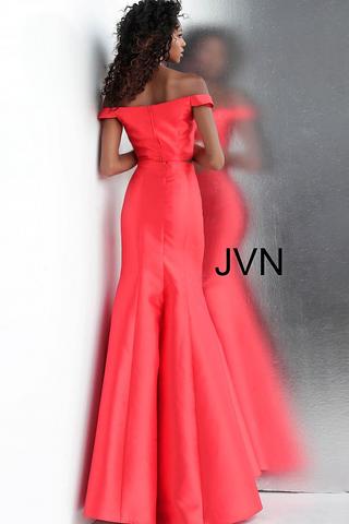 Jovani JVN 58068 Red Size 8 Prom Dress Pageant Gown Mermaid two piece