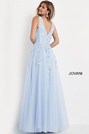 Jovani Kids 00367 is a Long Girls Party Dress, Kids Pageant Gown & Pre Teen Formal Evening Wear gown. This Long Dress Features a V Neckline with wide straps, Floral Applique Embellished Bodice with Embellishments cascading into the A Line Skirt. Great for Flower Girls Dresses, spring formals & Pageant Dresses!