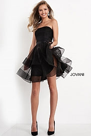 Glass Slipper Formals · Products · Jovani Kids K03524 short fit and flare strapless formal dress for girls, tweens & preteen · Shopify