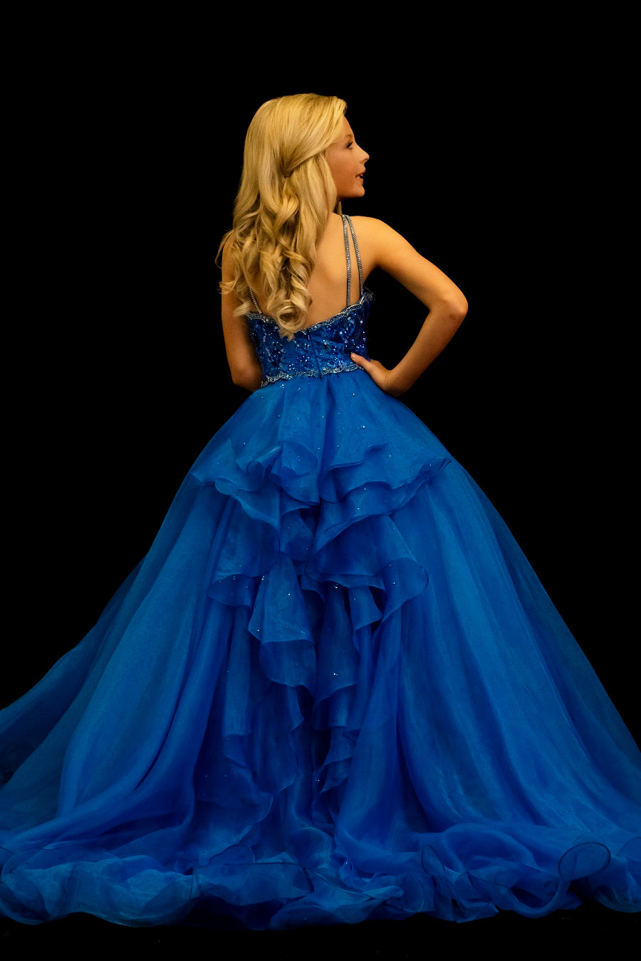 Sugar-Kayne-C143-royal-girls-pageant-dress-back-ruffle-organza-train